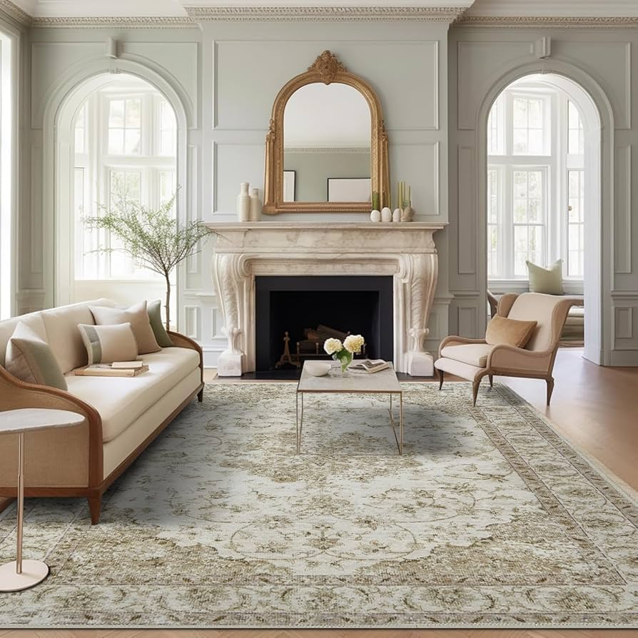Amazon.com: jinchan 6x9 Area Rugs Machine Washable Rug for